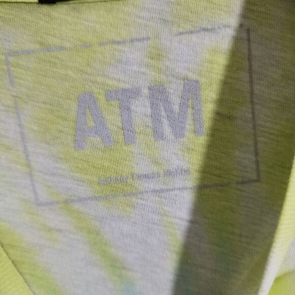 ATM Anthony Thomas Melillo Short Sleeve Tie Dye Tee - White Combo - Picture 10 of 14